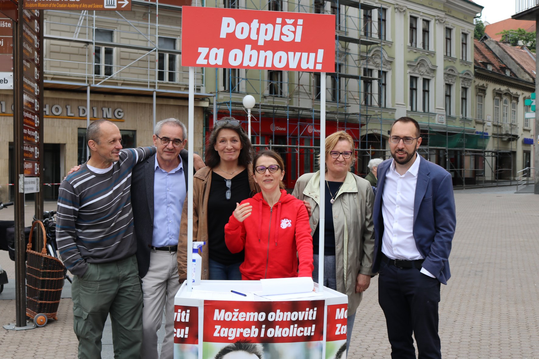 Počela akcija prikupljanja potpisa “Nema odmora dok ne počne obnova!”