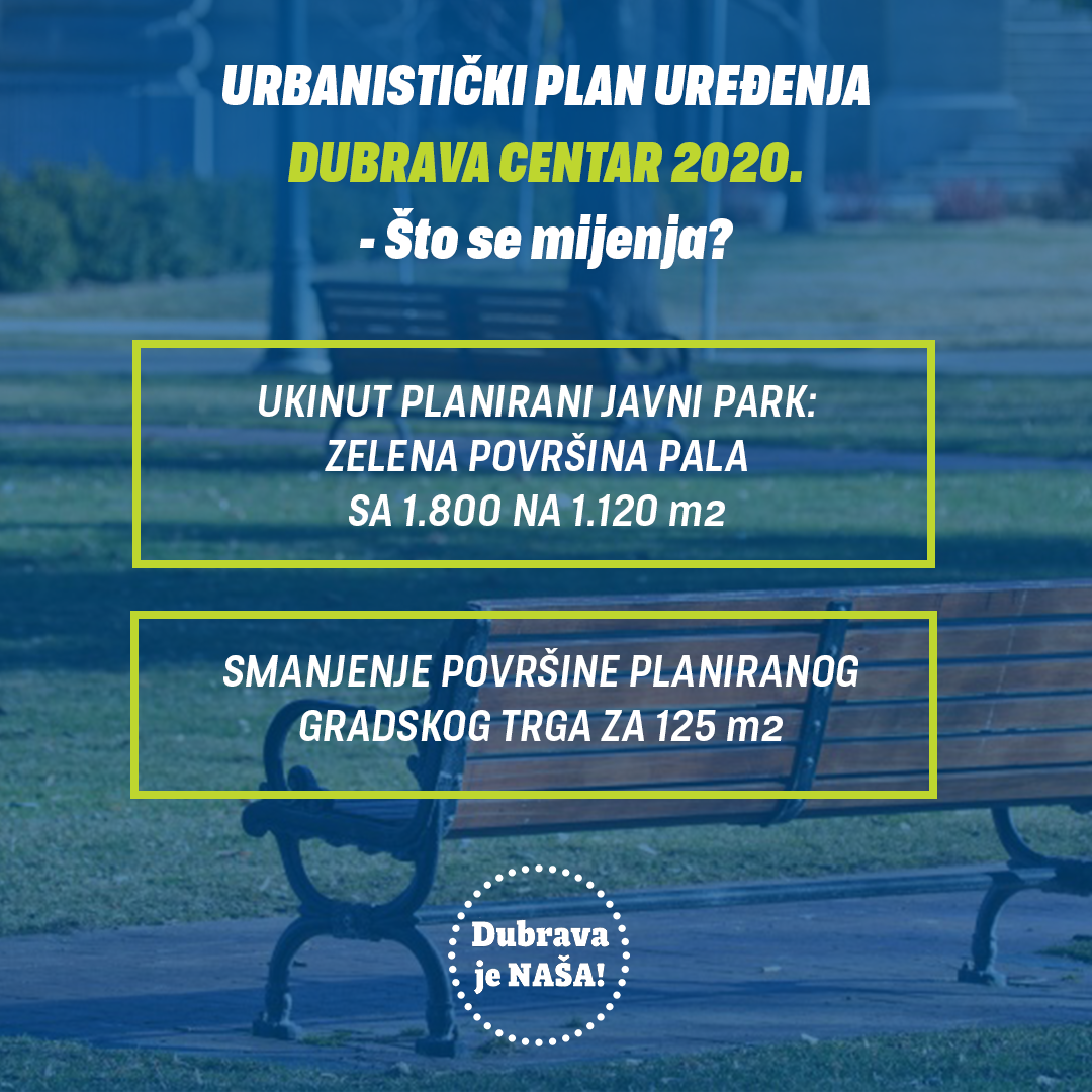 Urbanistički plan uređenja Dubrava – centar
