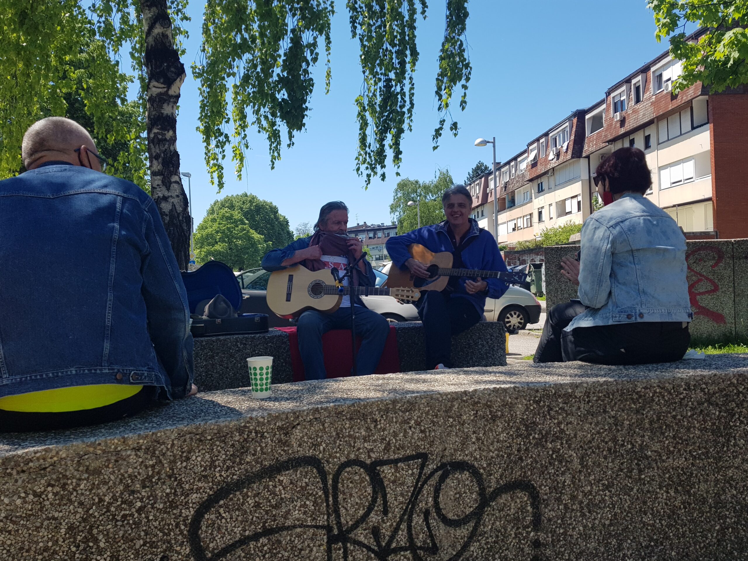 Druženje s građanima na Jarunu: svirka za promjenu